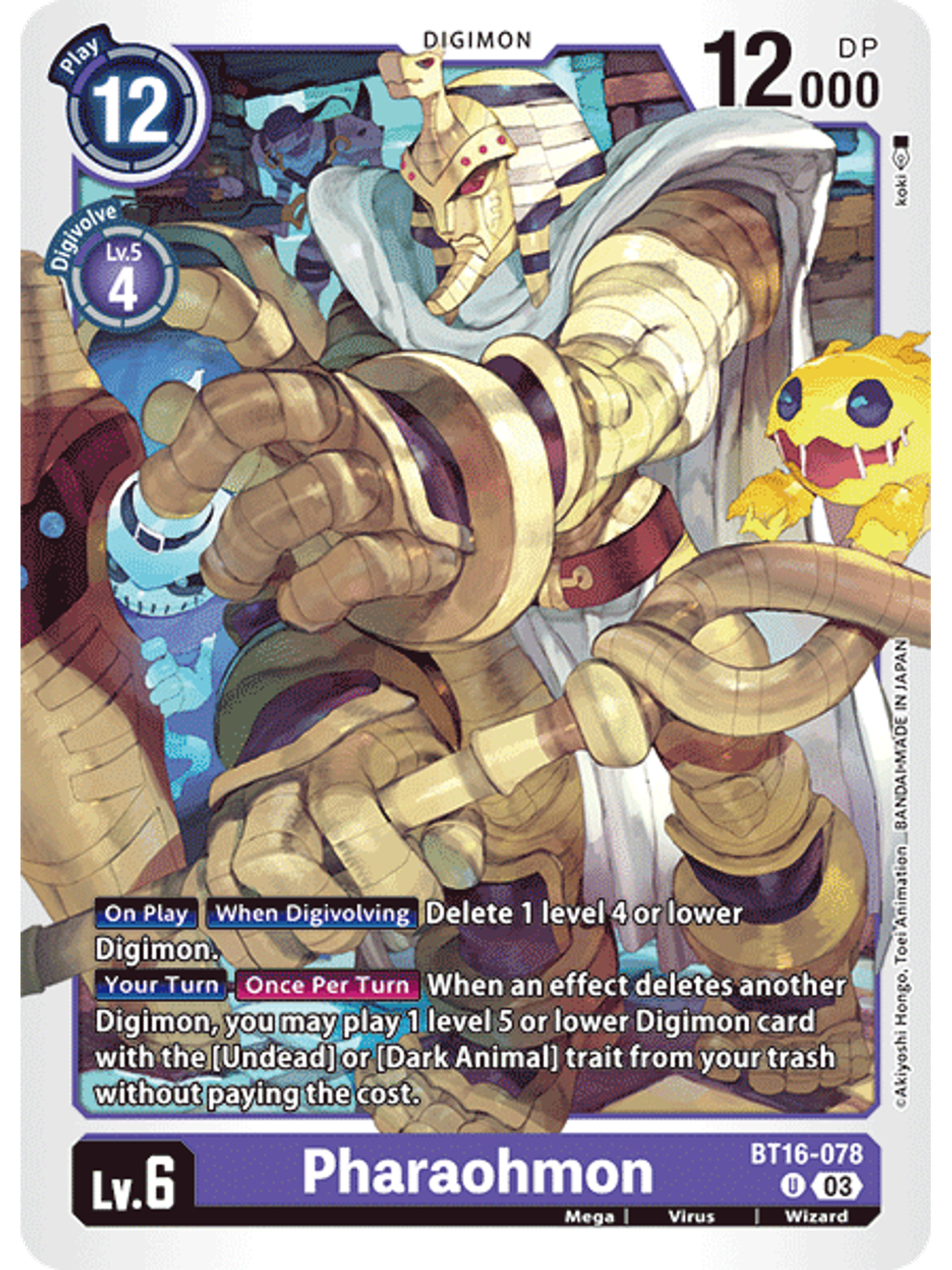 BT16-078 U Pharaohmon 1