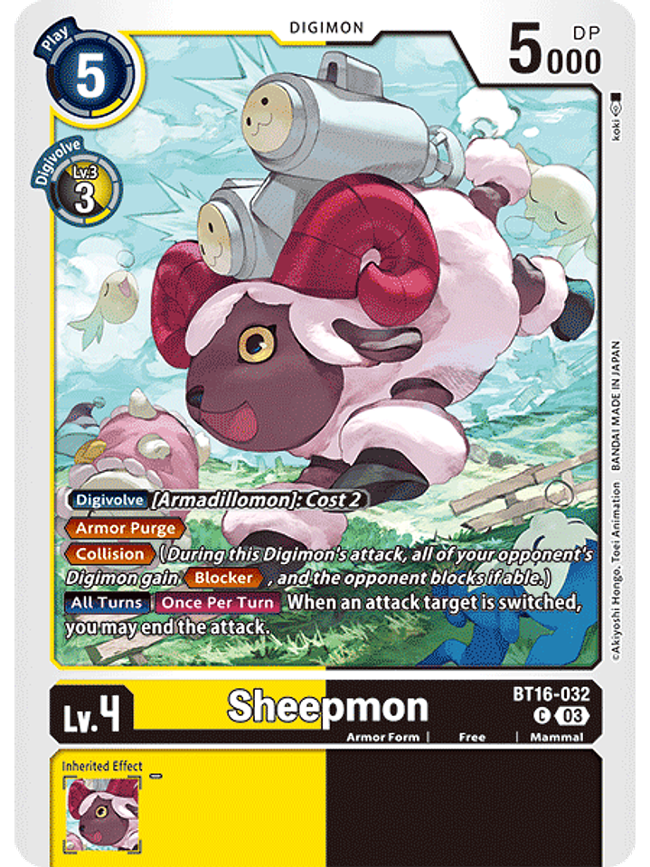 BT16-032 C Sheepmon 1