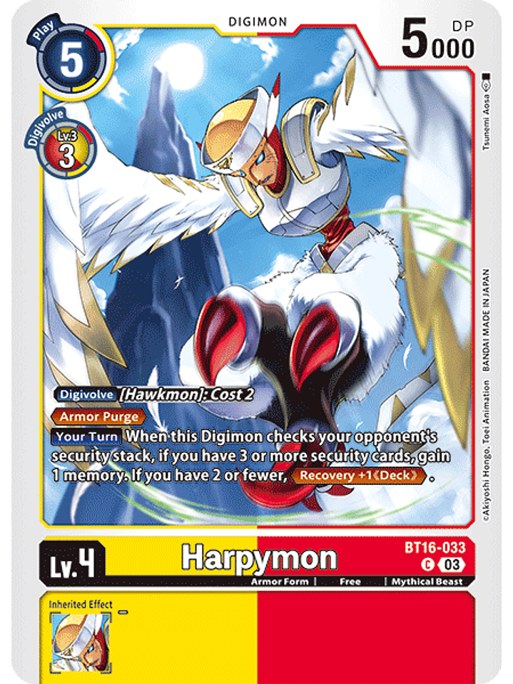 BT16-033 C Harpymon 1