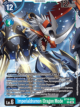 BT16-028 R Imperialdramon: Dragon Mode