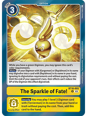 BT16-093 R The Sparkle of Fate!
