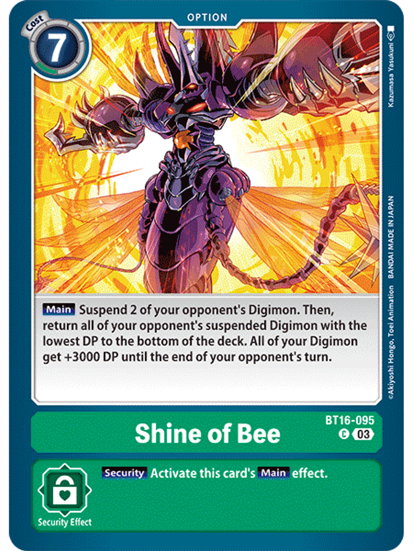 BT16-095 C Shine of Bee 1