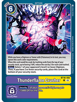 BT16-100 C Thunderflame Crusher