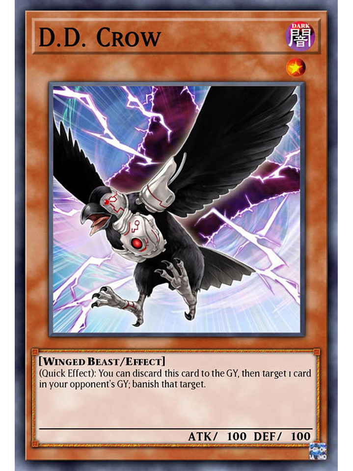 D.D. Crow  - RA02-EN002 - Super Rare 1st Edition 1