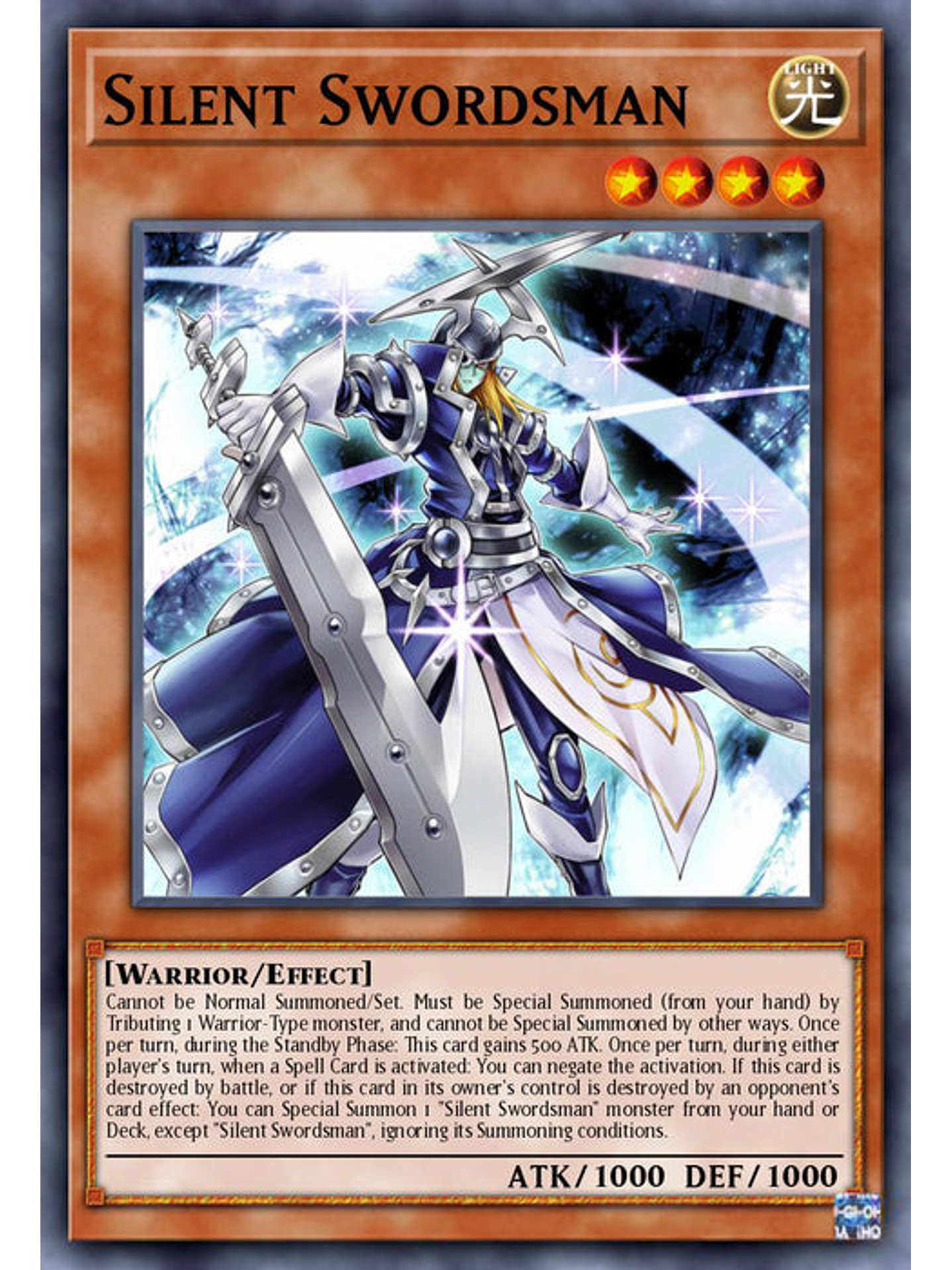 Silent Swordsman  - RA02-EN011 - Super Rare 1st Edition 1