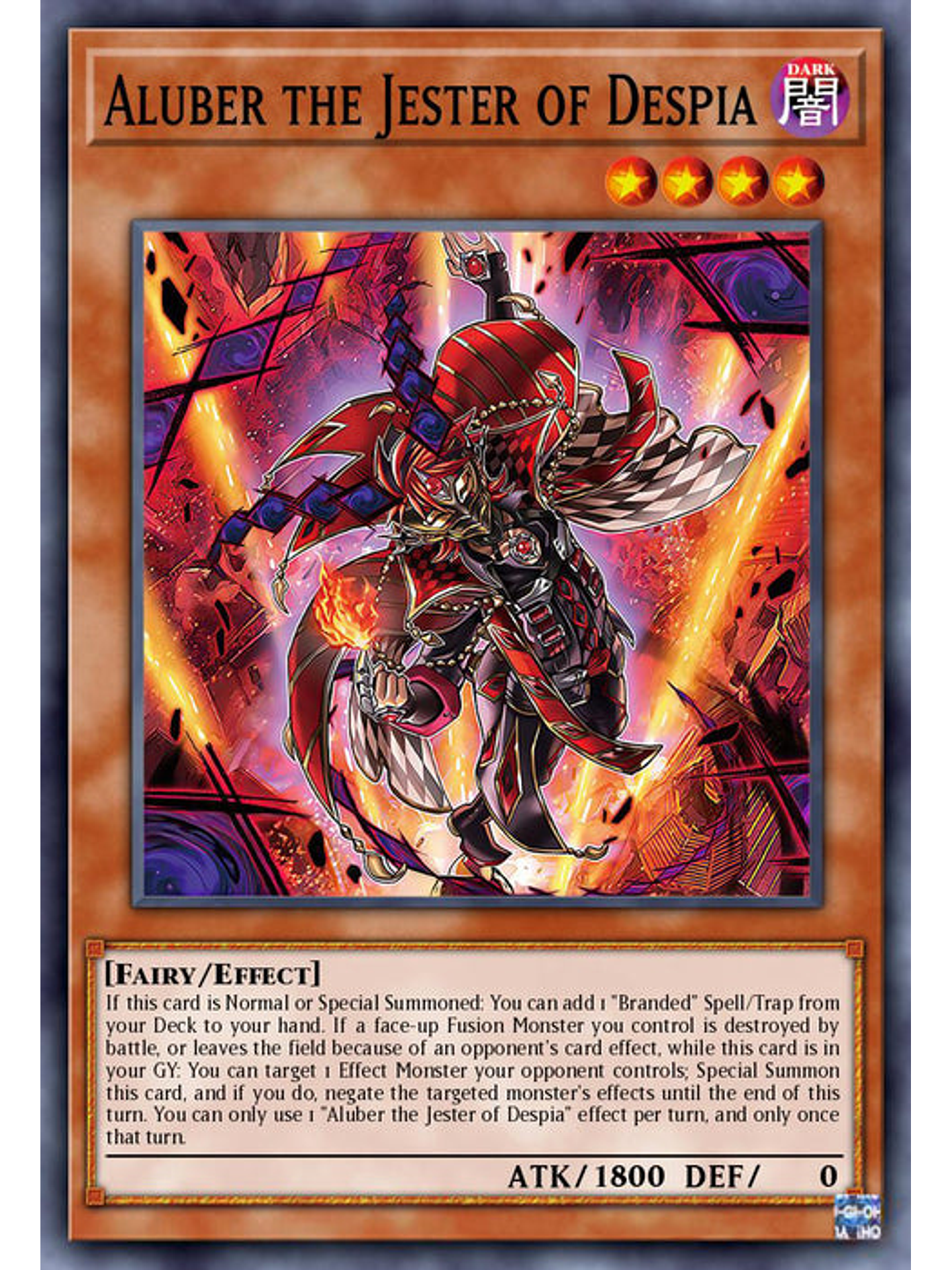 Aluber the Jester of Despia  - RA02-EN016 - Super Rare 1st Edition 1