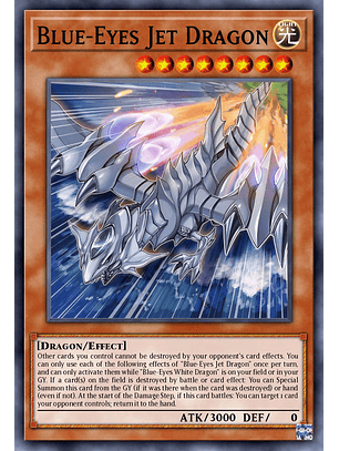 Blue-Eyes Jet Dragon  - RA02-EN017 - Super Rare 1st Edition