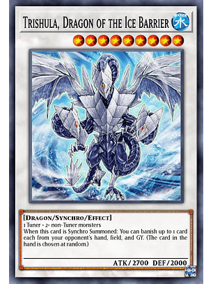 Trishula, Dragon of the Ice Barrier  - RA02-EN026 - Super Rare 1st Edition