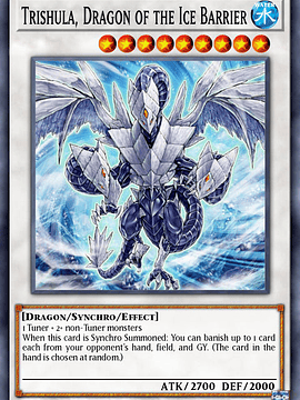 Trishula, Dragon of the Ice Barrier  - RA02-EN026 - Super Rare 1st Edition