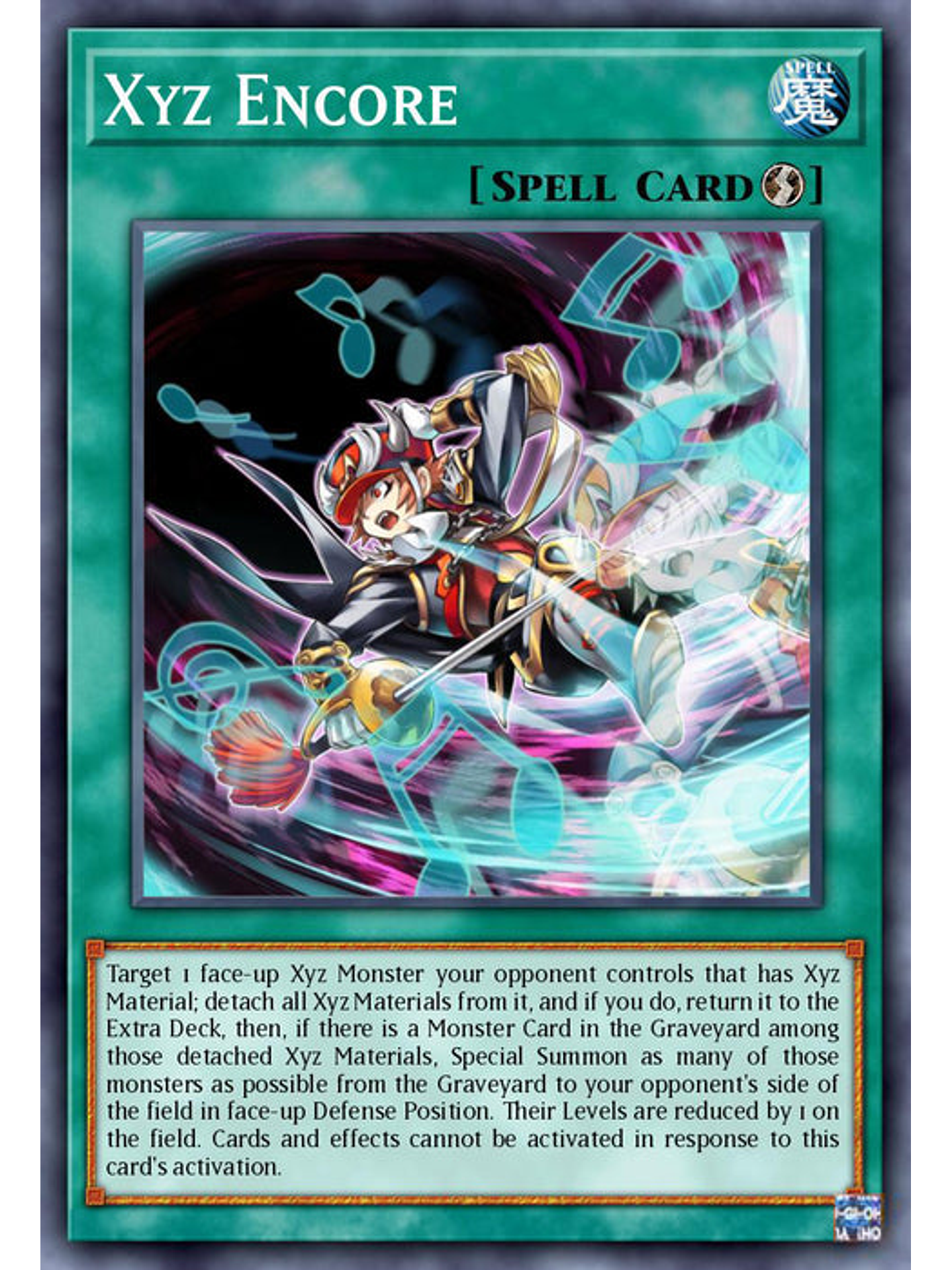 Xyz Encore  - RA02-EN059 - Super Rare 1st Edition 1