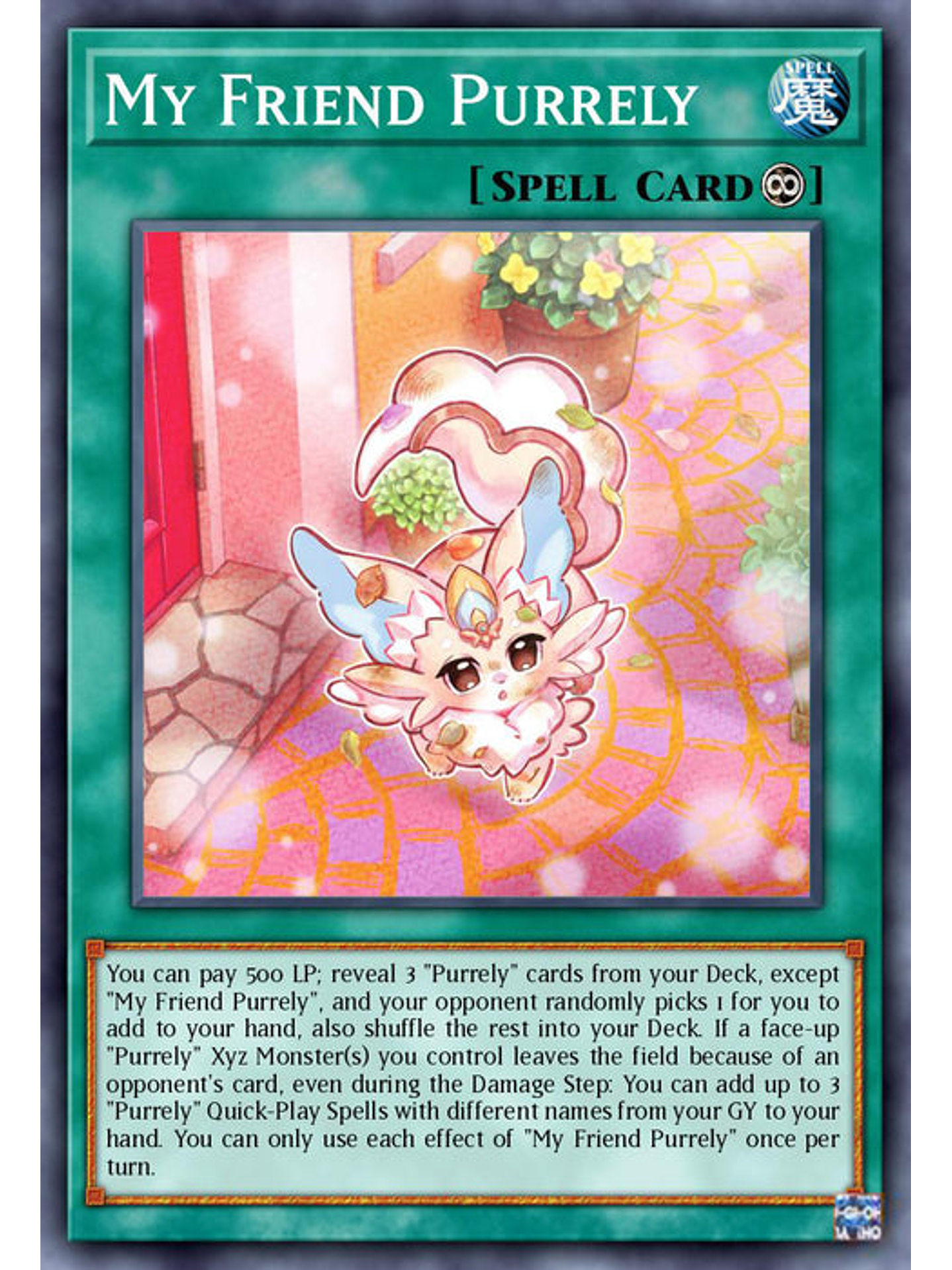 My Friend Purrely  - RA02-EN071 - Super Rare 1st Edition 1