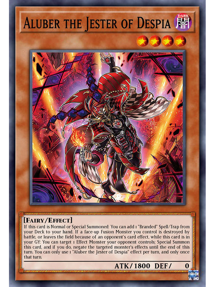 Aluber the Jester of Despia  - RA02-EN016 - Ultra Rare 1st Edition 1