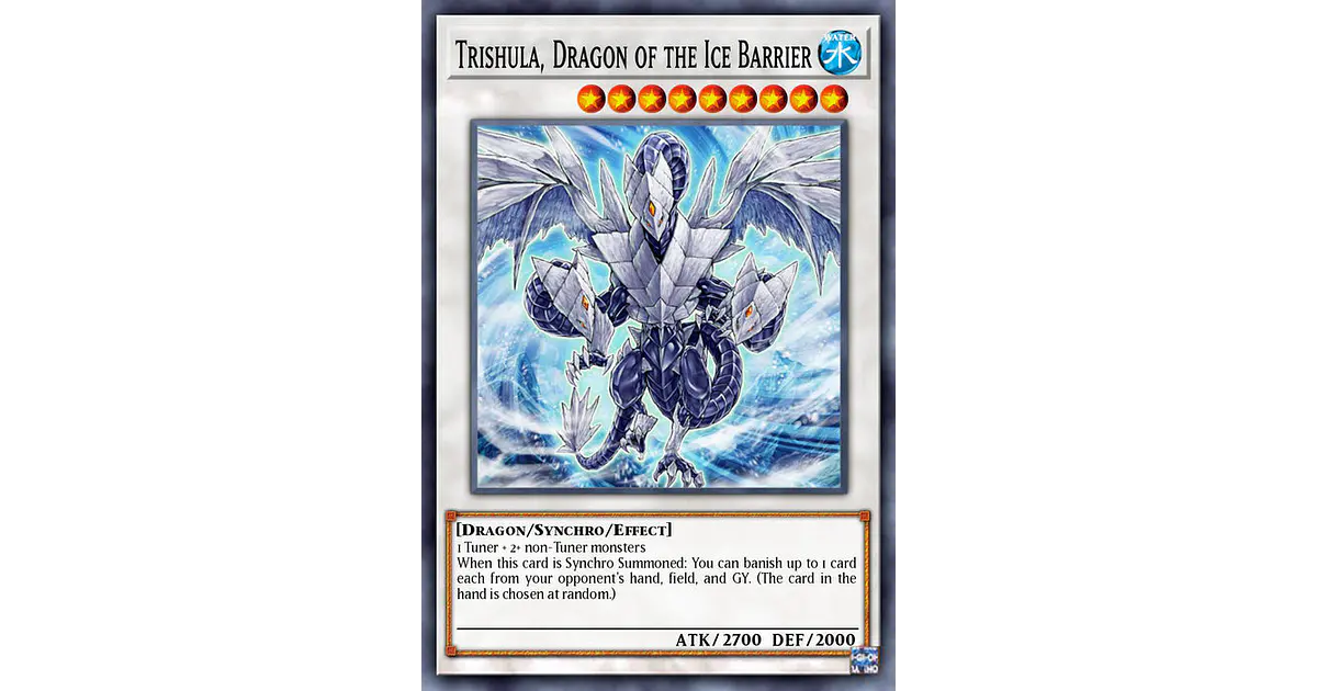 Trishula, Dragon of the Ice Barrier - RA02-EN026 - Ultra