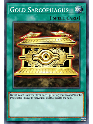 Gold Sarcophagus  - RA02-EN052 - Ultra Rare 1st Edition