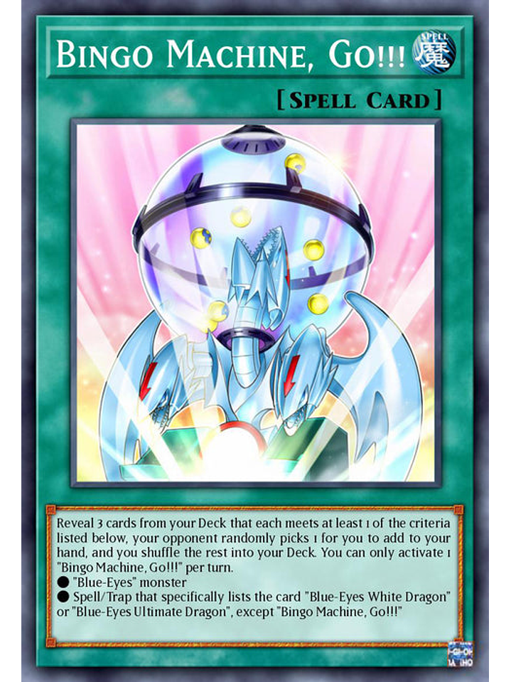 Bingo Machine, Go!!!  - RA02-EN062 - Ultra Rare 1st Edition 1