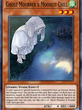 Ghost Mourner & Moonlit Chill (alternate art)  - RA02-EN015 - Secret Rare 1st Edition