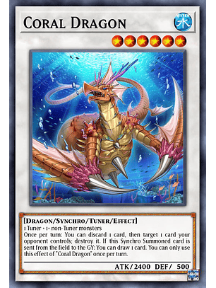 Coral Dragon  - RA02-EN031 - Secret Rare 1st Edition
