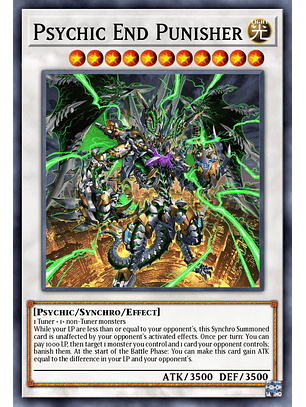 Psychic End Punisher  - RA02-EN032 - Secret Rare 1st Edition