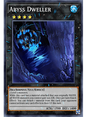 Abyss Dweller  - RA02-EN033 - Secret Rare 1st Edition