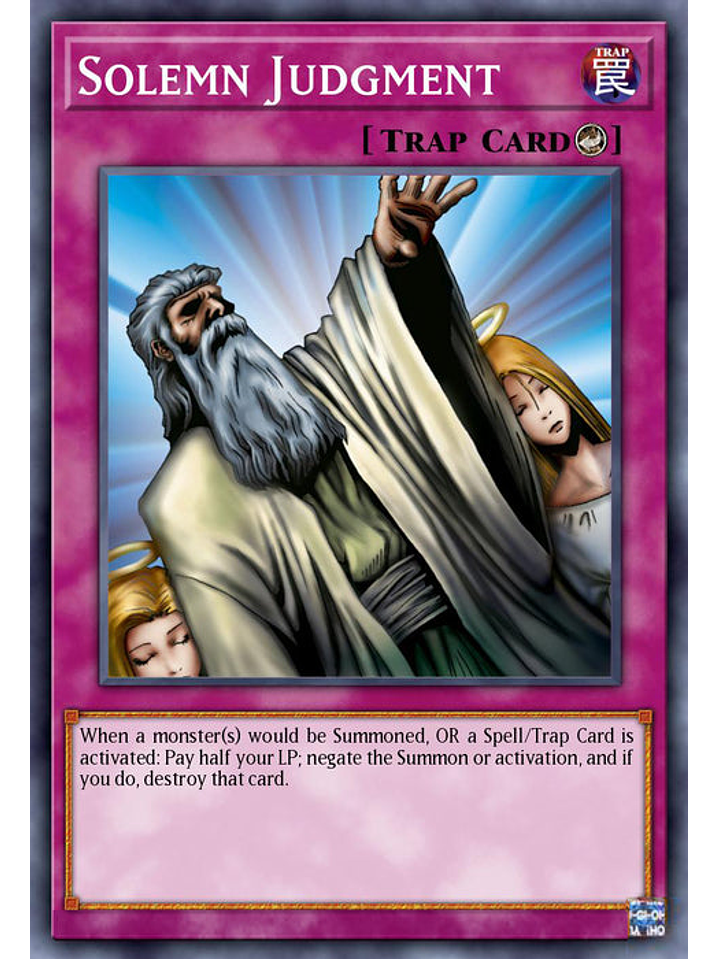 Solemn Judgment  - RA02-EN075 - Secret Rare 1st Edition 1
