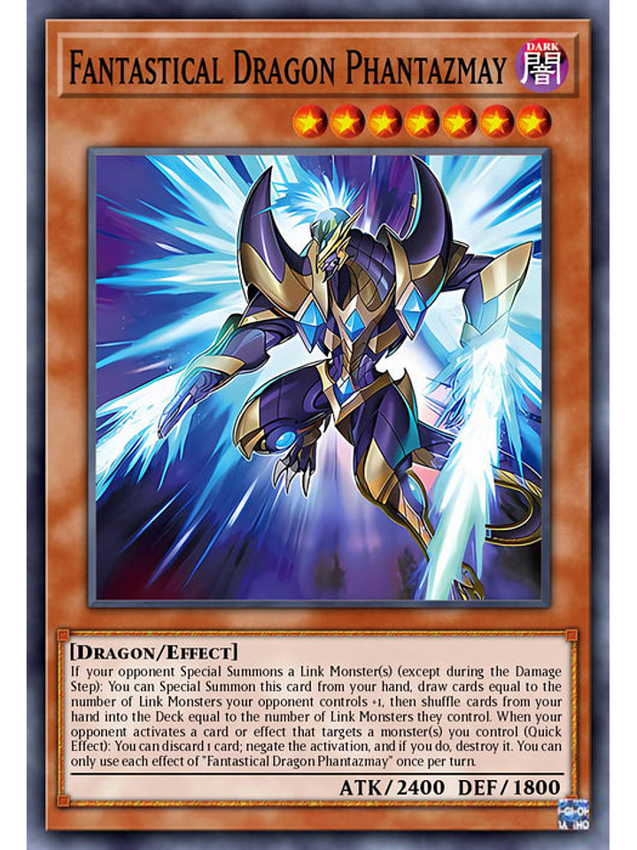 Fantastical Dragon Phantazmay (alternate art)  - RA02-EN013 - Platinum Secret Rare 1st Edition 1