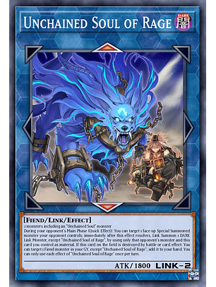 Unchained Soul of Rage  - RA02-EN041 - Platinum Secret Rare 1st Edition