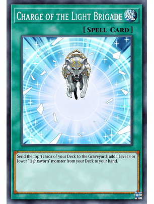 Charge of the Light Brigade  - RA02-EN055 - Platinum Secret Rare 1st Edition