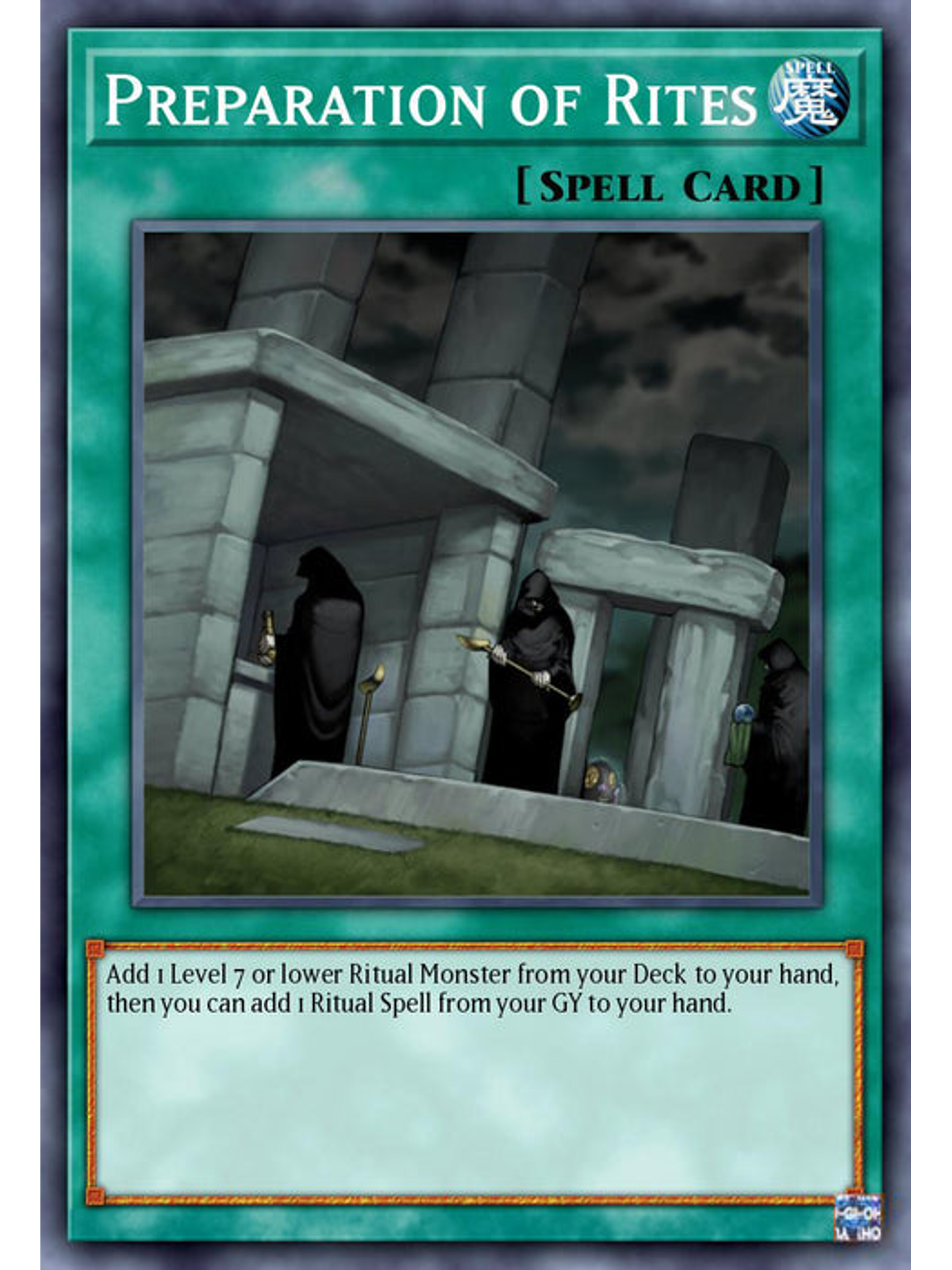 Preparation of Rites  - RA02-EN056 - Platinum Secret Rare 1st Edition 1