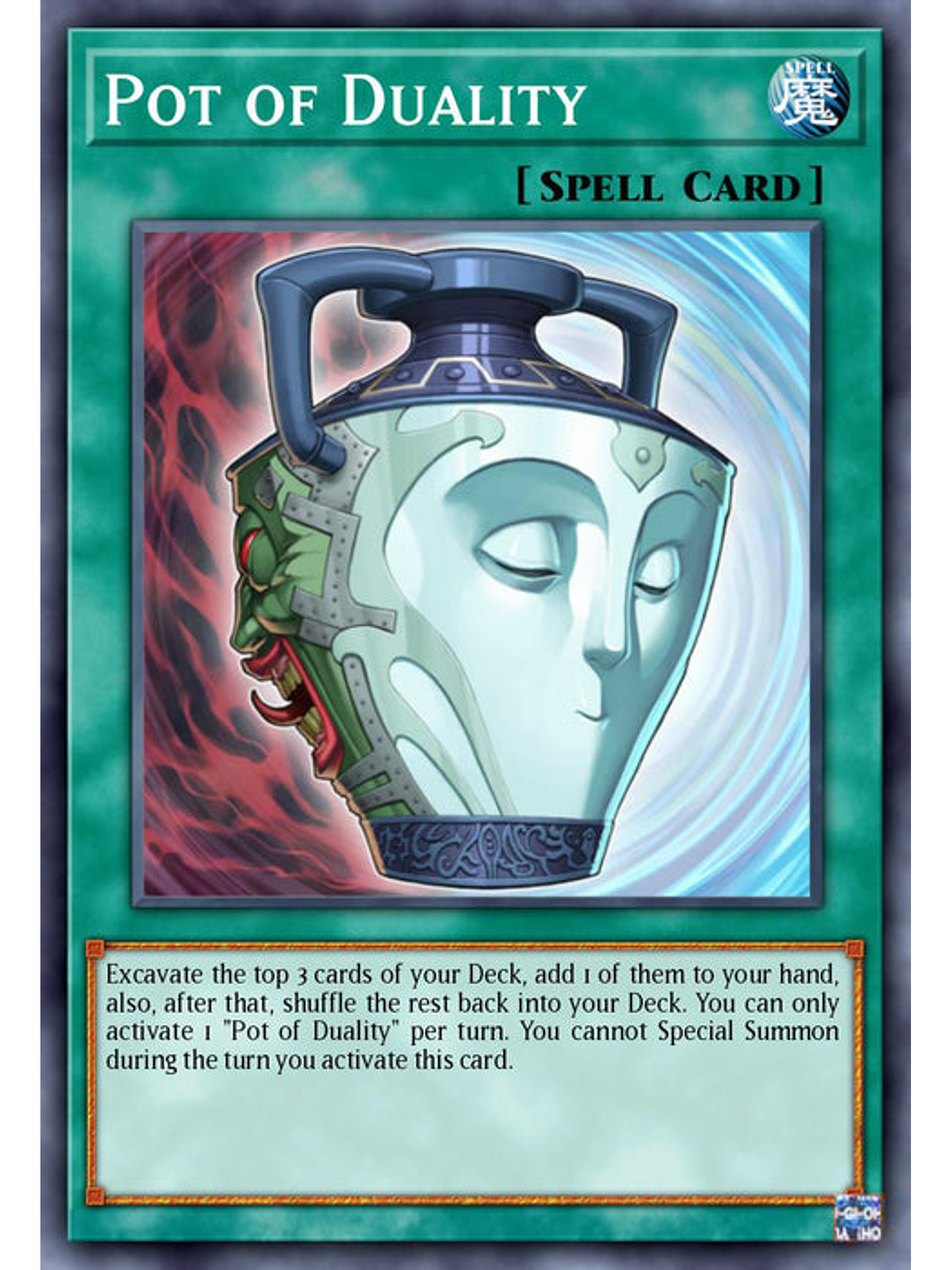 Pot of Duality  - RA02-EN057 - Platinum Secret Rare 1st Edition 1