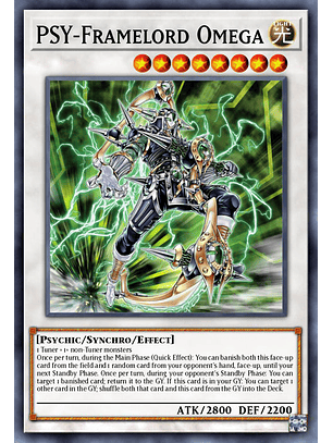 PSY-Framelord Omega  - RA02-EN028 - Quarter Century Secret Rare 1st Edition