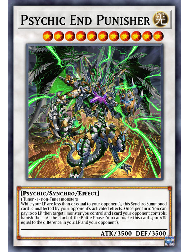 Psychic End Punisher  - RA02-EN032 - Quarter Century Secret Rare 1st Edition 1