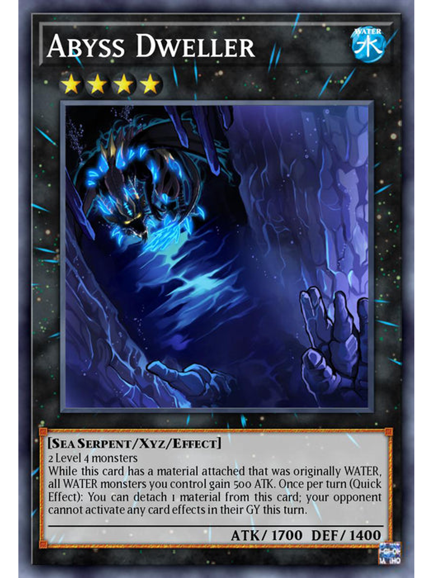 Abyss Dweller  - RA02-EN033 - Quarter Century Secret Rare 1st Edition 1