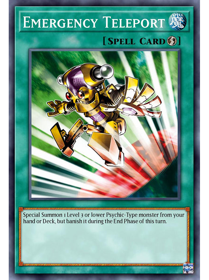 Emergency Teleport  - RA02-EN053 - Quarter Century Secret Rare 1st Edition 1