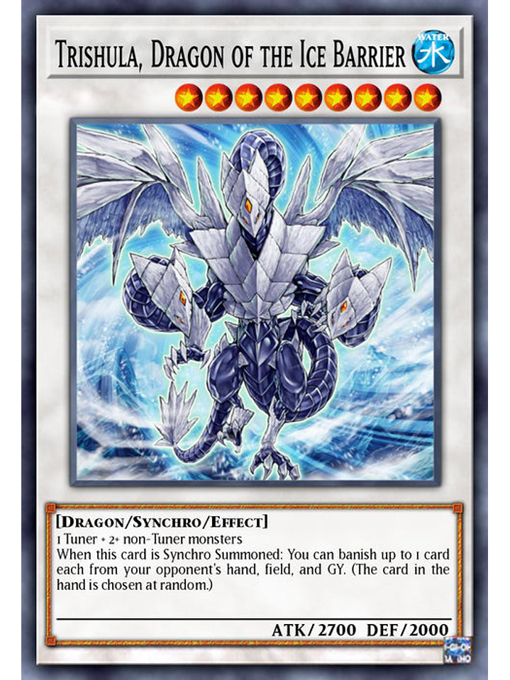 Trishula, Dragon of the Ice Barrier  - RA02-EN026 - Ultimate Rare 1st Edition 1