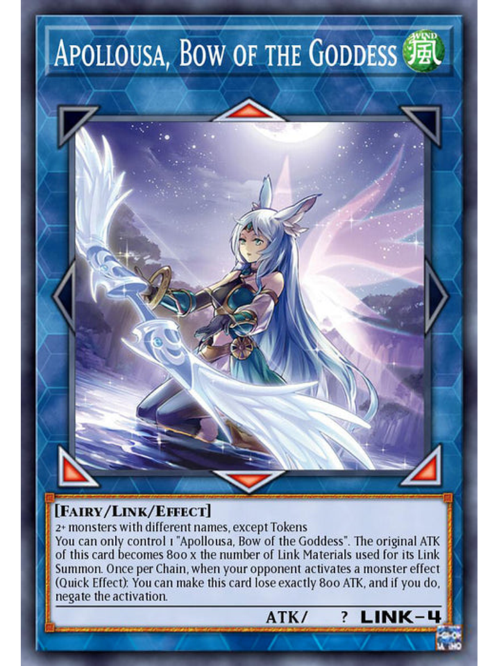 Apollousa, Bow of the Goddess (alternate art)  - RA02-EN040 - Ultimate Rare 1st Edition 1