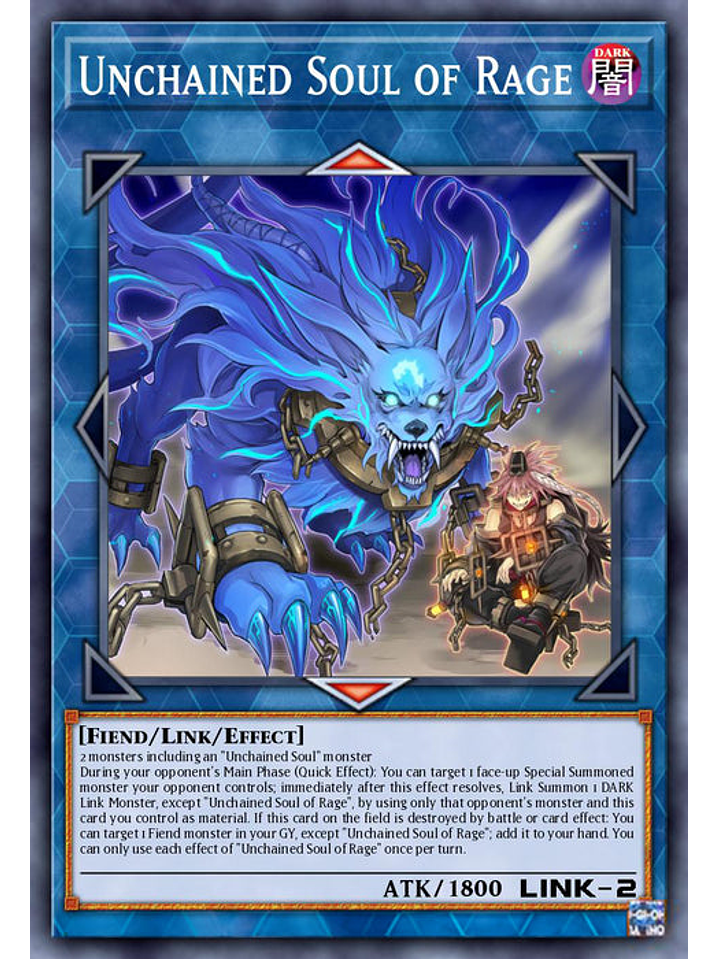 Unchained Soul of Rage  - RA02-EN041 - Ultimate Rare 1st Edition 1