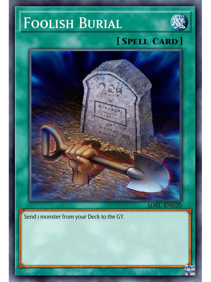 Foolish Burial  - RA02-EN049 - Ultimate Rare 1st Edition 1