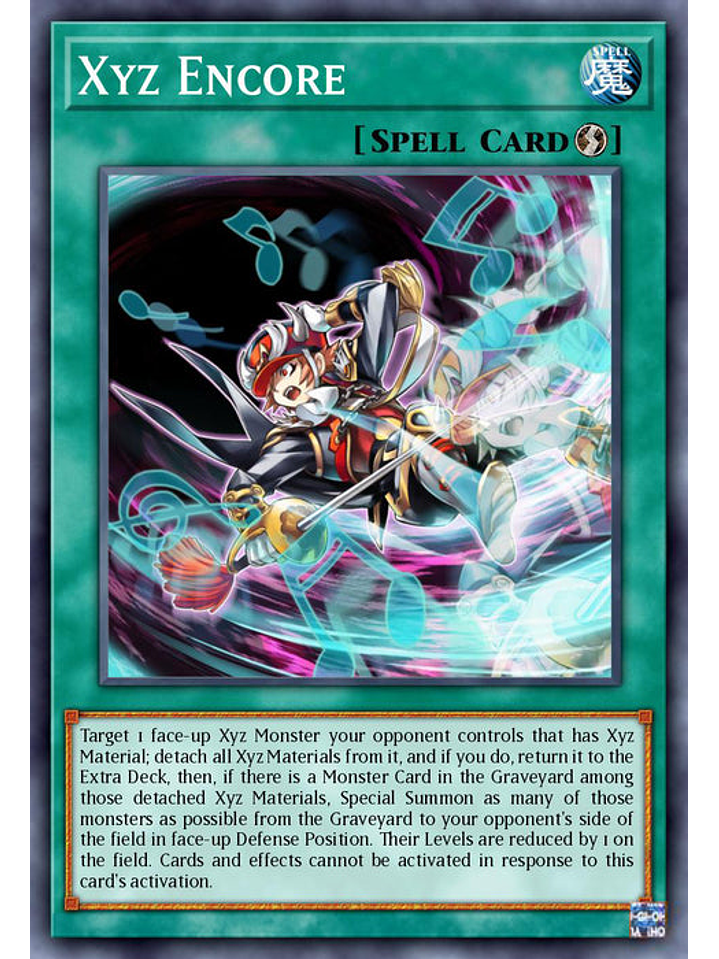 Xyz Encore  - RA02-EN059 - Ultimate Rare 1st Edition 1