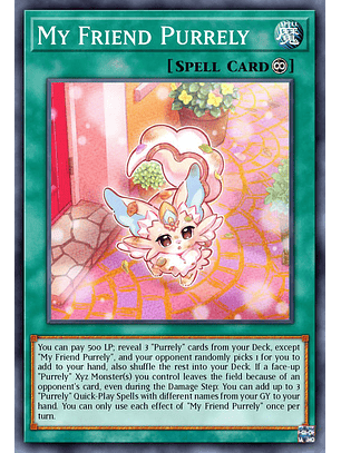 My Friend Purrely  - RA02-EN071 - Ultimate Rare 1st Edition