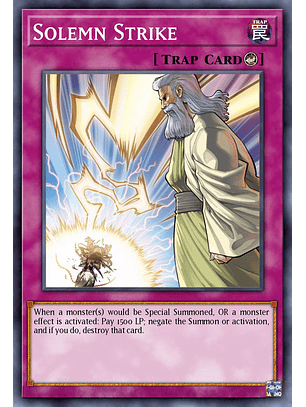 Solemn Strike  - RA02-EN079 - Ultimate Rare 1st Edition