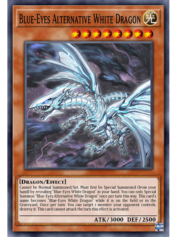 Blue-Eyes Alternative White Dragon  - RA02-EN010 - Collector's Rare 1st Edition 1