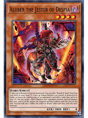 Aluber the Jester of Despia  - RA02-EN016 - Collector's Rare 1st Edition