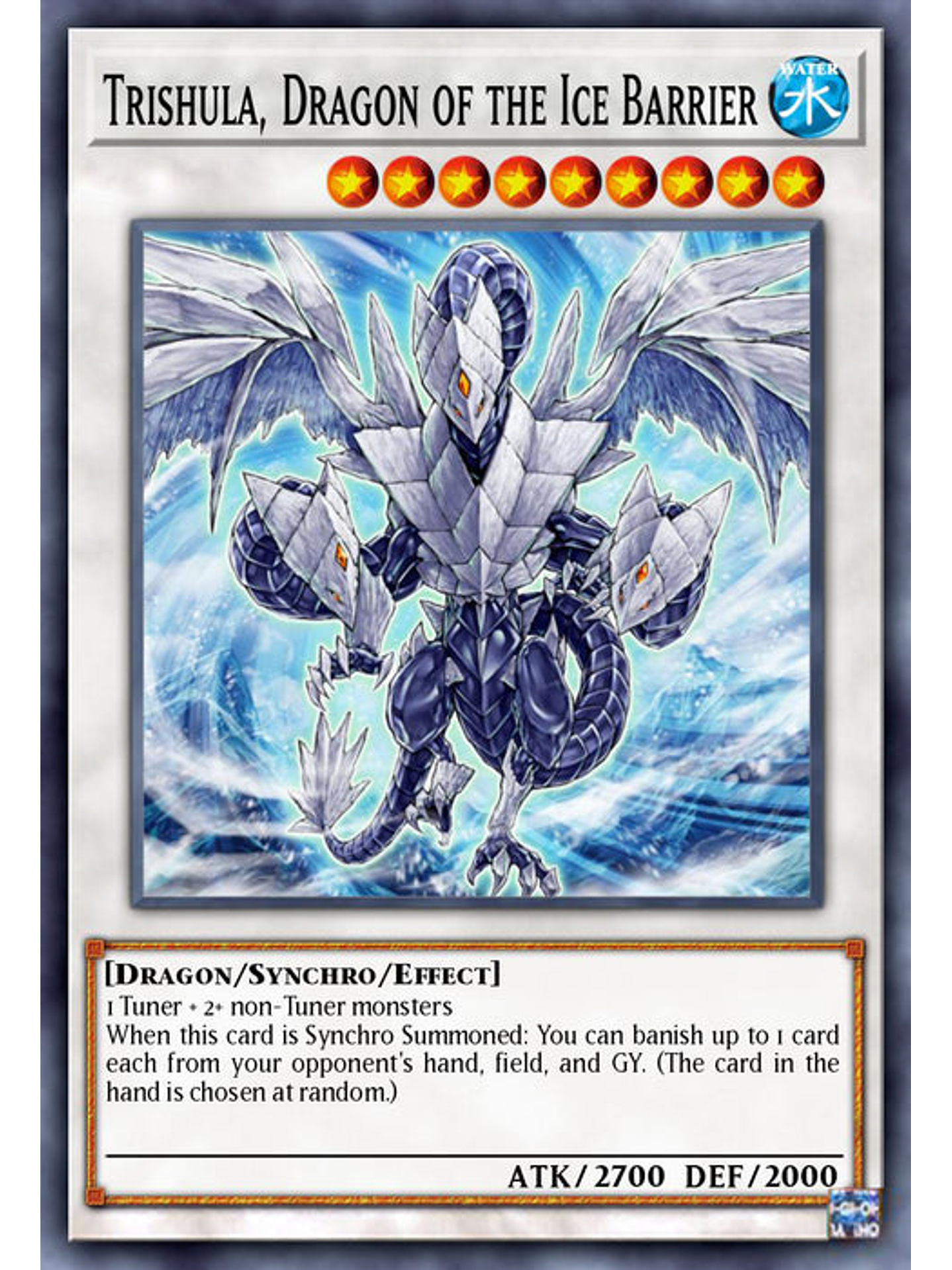 Trishula, Dragon of the Ice Barrier  - RA02-EN026 - Collector's Rare 1st Edition 1