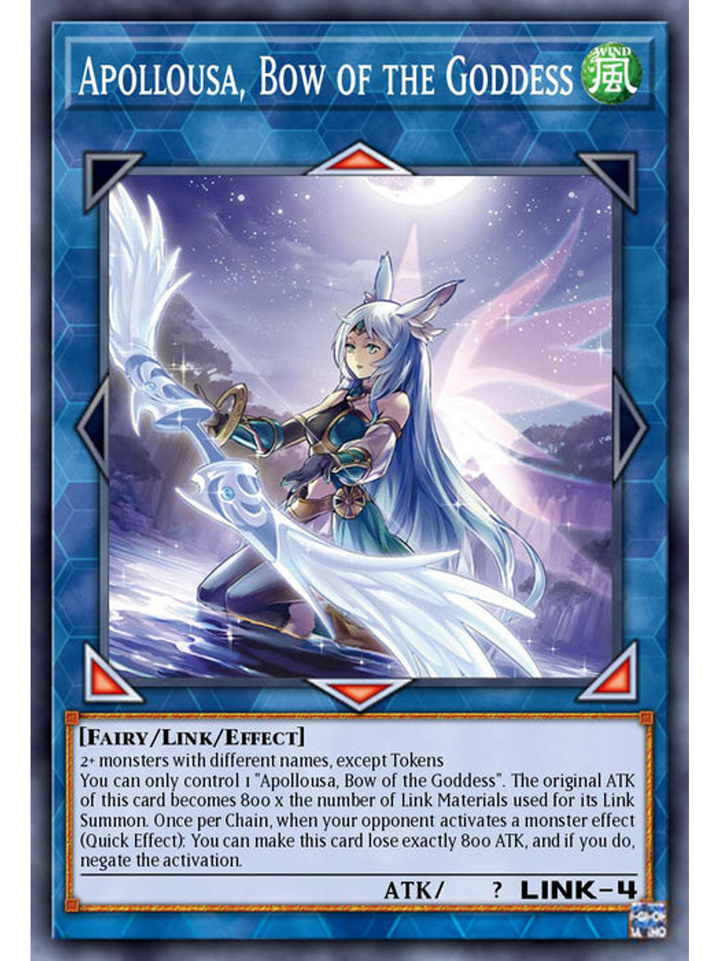 Apollousa, Bow of the Goddess (alternate art)  - RA02-EN040 - Collector's Rare 1st Edition 1