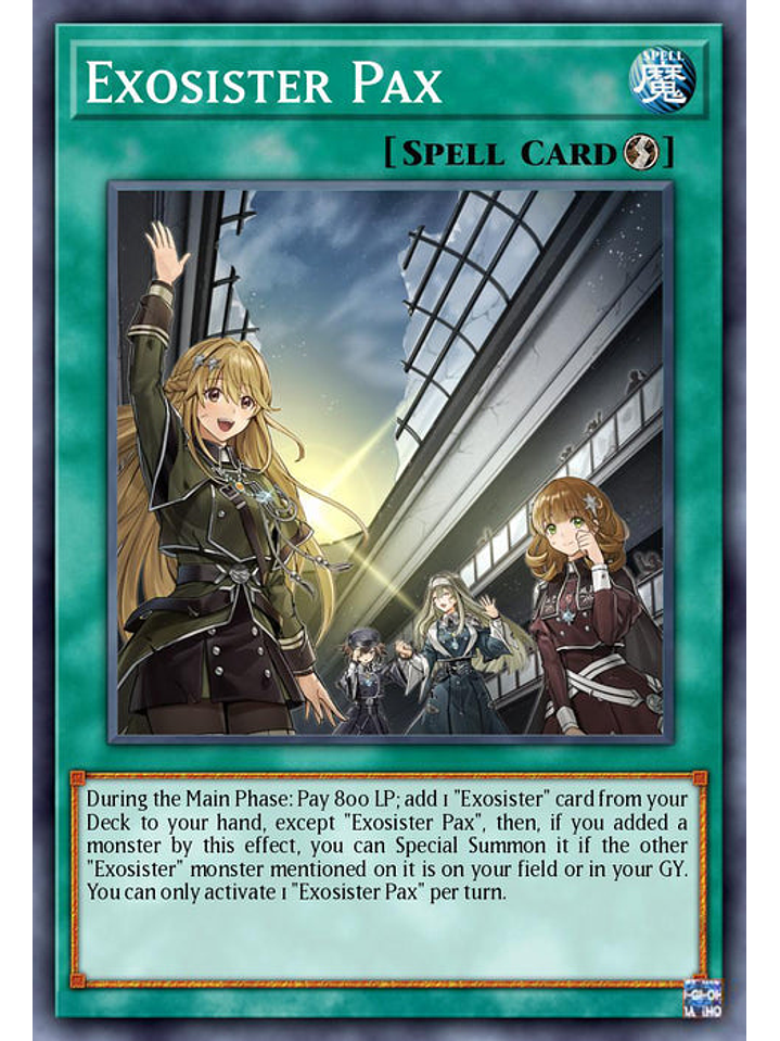 Exosister Pax  - RA02-EN066 - Collector's Rare 1st Edition 1