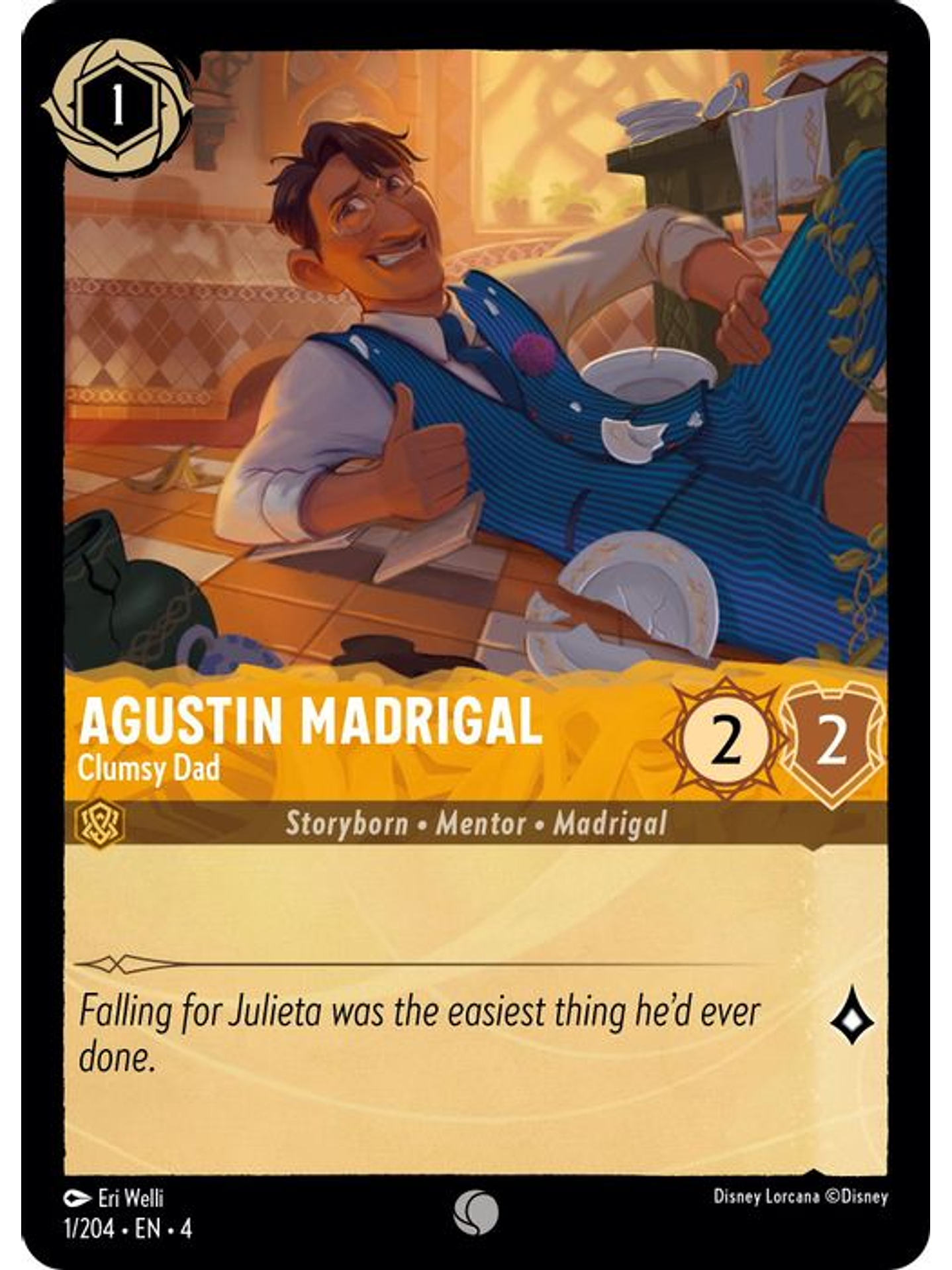 001/204 C Agustin Madrigal - Clumsy Dad 1