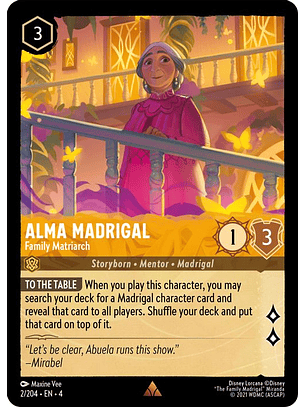 002/204 R Alma Madrigal - Family Matriarch