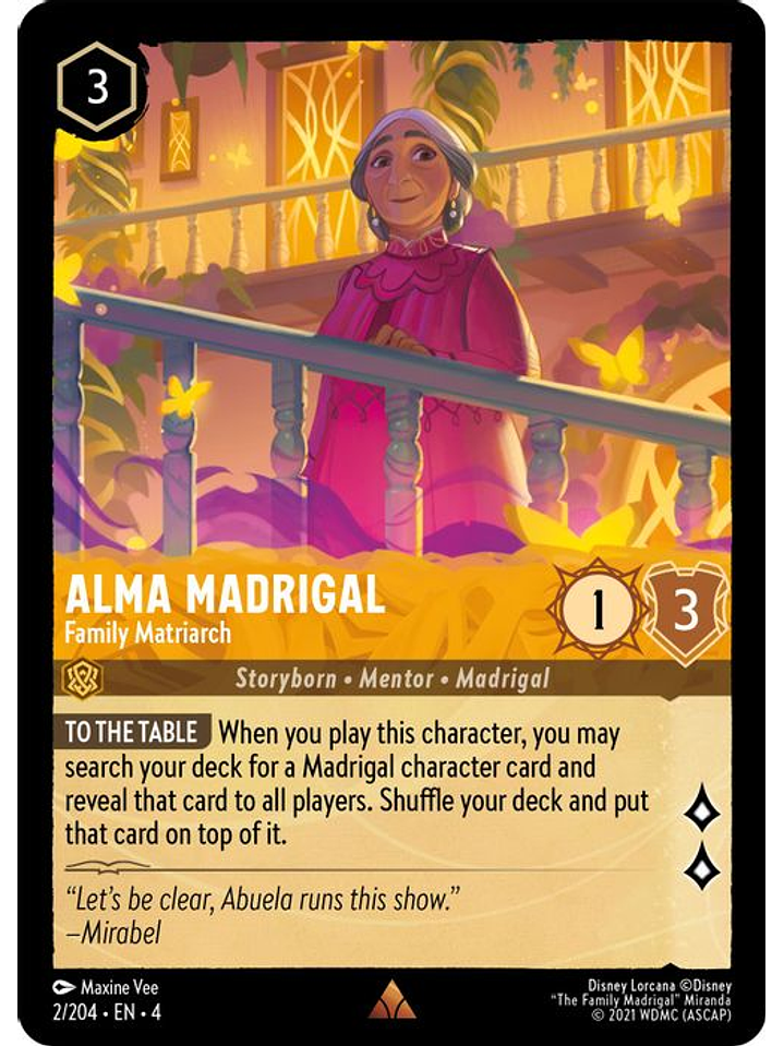 002/204 R Alma Madrigal - Family Matriarch 1