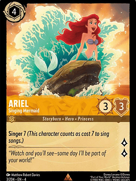 003/204 R Ariel - Singing Mermaid