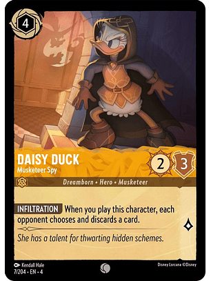 007/204 C Daisy Duck - Musketeer Spy